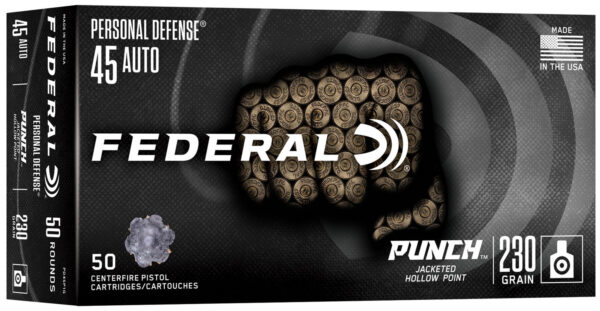 Munición FEDERAL Personal Defense Punch - 45 ACP - 230 grains - JHP